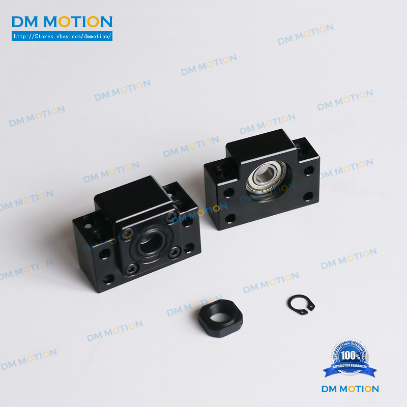 1pc BK12 and 1pc BF12 Ballscrew End Supports CNC