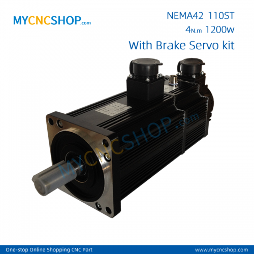 NEMA42 110ST-M04030 220V 4N.m 1.2KW server system with brake motor