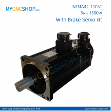 NEMA42 110ST-M05030 220V 5N.m 1.5KW server system with brake motor
