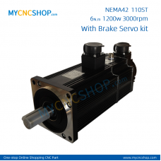 NEMA42 110ST-M06030 220V 6N.m 1.8KW server system with brake motor