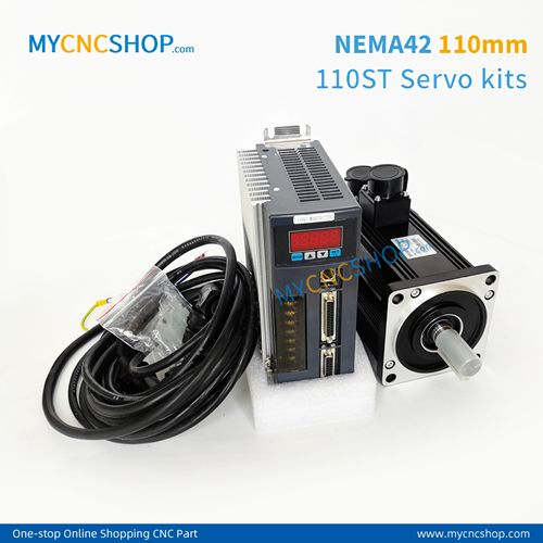 NEMA42 Servo motor 110ST M02030 M04020 M04030 M05030 M06020 M06030 2 4 5 6N.m 1.2kw 1.8KW AASD 20A 30A servo driver