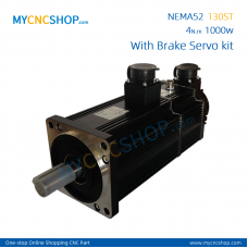 NEMA52 130ST-M04025 220V 4N.m 1.0KW server system with brake motor
