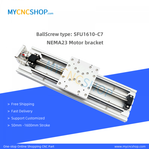 Lead 10mm Travel length 1300mm NEMA23 Linear Actuator moudle