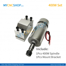 400W air-cooled spindle+bracket