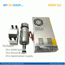400W air-cooled spindle+bracket+speed control power supply