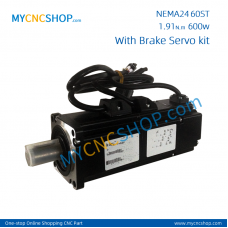 NEMA24 60ST-M01930 220V 1.91N.m 0.6KW server system with brake motor