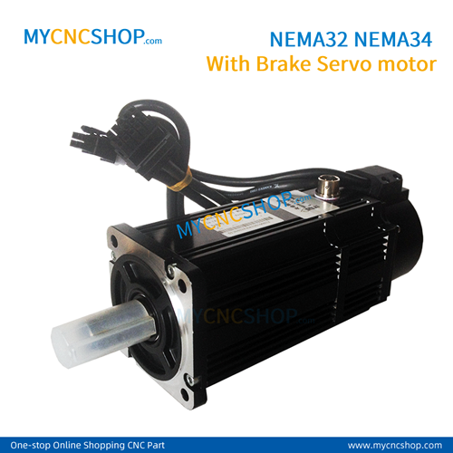 NEMA32 NEMA34 Brake Servo motor 80ST-M01330 80ST-M02430 80ST-M03520 80ST-M04025 90ST-M02430 90ST-M03520 90ST-M04025 AASD 15A 20A driver