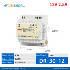 DR-30-12 Single Output Industrial DIN Rail Switching Power Supply AC-DC SMPS 12VDC 2.5A 30W