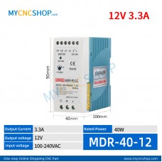 MDR-40-12 Single Output Industrial DIN Rail Switching Power Supply AC-DC SMPS 12VDC 3.3A 40W
