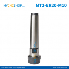 New ER20 MT2 M10 Drawbar CNC Milling Steel Material Collet Chuck Holder MT2-ER20-M10