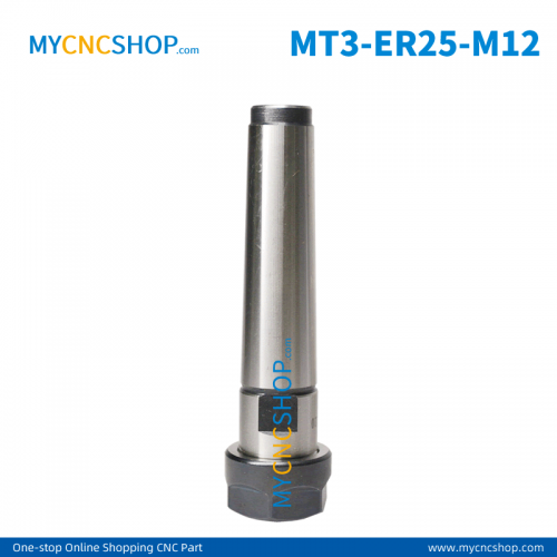 ER25 MT3 M12 Collet Chuck Holder Fixed CNC Millling Morse taper Toolholder  MT3-ER25-M12