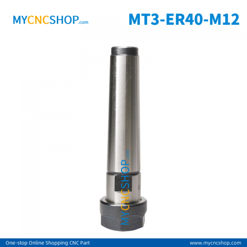 New Precision MT3 ER40 collet chuck Morse taper Toolholder MT3-ER40 collet chuck Holder MT3-ER40 M12