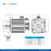 NEMA42 With Brake Servo Motor 110ST M04030 M05030 M06020 110ST-M06030 AASD 30A Servo Driver RS485 110mm Flange