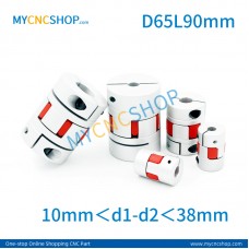 Plum coupling D65L90mm hole size range 10mm＜d1-d2＜38mm 