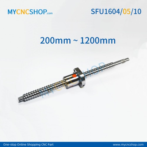 16mm ballscrews RM SFU1604 SFU1605 SFU1610 Can be customized Any length 200mm to 1500mm with ballnut