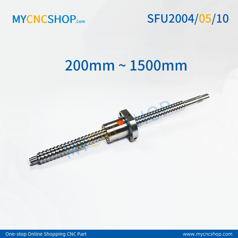SFU1605 L600mm rolled ball screw C7 with 1605 flange single ball nut for CNC par 
