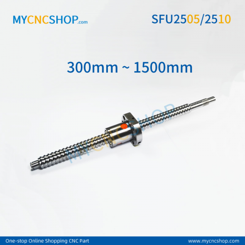 RM2005 RM2510 Ballscrews can be customized Any length 500mm 600mm 750mm 800mm 1000mm 1200 1400 1500mm etc.
