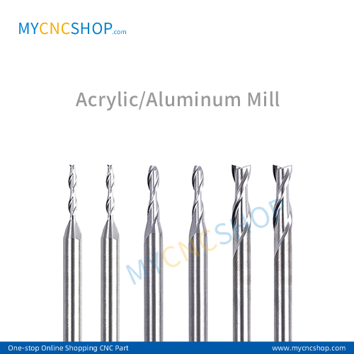 Tungsten acrylic milling 3.175×0.50×3.00mm for Aluminum PVC PCB MCPCB