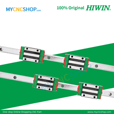 Original HIWIN Guideway 2Pcs HGR20 1200mm with 4Pcs HGH20CA Blocks
