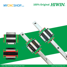 Original HIWIN Guideway 2Pcs HGR20 500mm with 4Pcs HGW20CC Blocks