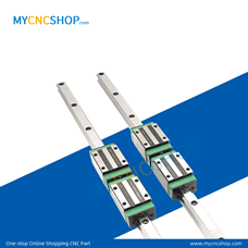 2Pcs 1000mm HGR25 Rail with 4Pcs HGH25CA blocks 