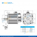 NEMA42 Servo motor 110ST M02030 M04020 M04030 M05030 M06020 M06030 1.2kw 1.8KW AASD 20A 30A servo driver