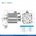 NEMA42 Servo motor 110ST M02030 M04020 M04030 M05030 M06020 M06030 2 4 5 6N.m 1.2kw 1.8KW AASD 20A 30A servo driver