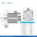 NEMA52 servo motor 130ST M04025 M05025 M06015 M06025 M07725 M10010 M10015 M10025 M15015 M15025 with AASD driver