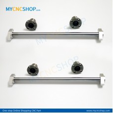 2Pcs Dia.8mm-L200mm Linear Shaft Hardened Rod+4Pcs SHF8 shaft rail support+4Pcs LMF8UU Linear Blocks Unit