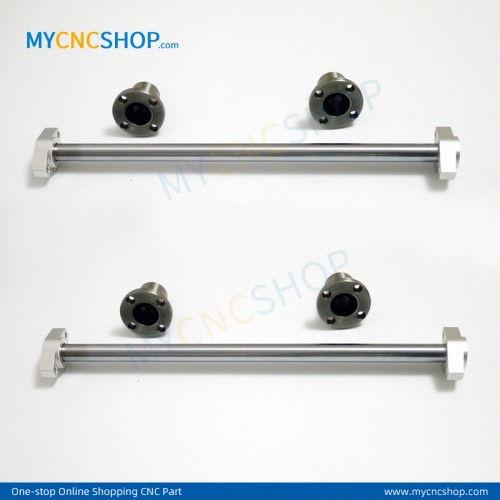 2Pcs Dia.10mm-L200mm Linear Shaft Hardened Rod+4Pcs SHF10 shaft rail support+4Pcs LMF10UU Linear Blocks Unit