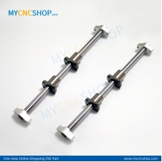 2Pcs Dia.16mm-L200mm Linear Shaft Hardened Rod+4Pcs SHF16 shaft rail support+4Pcs LMH16UU Linear Blocks Unit