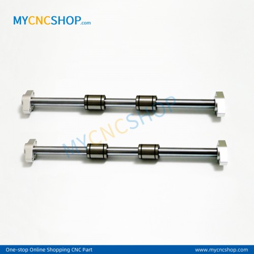 2Pcs Dia.16mm-L250mm Linear Shaft Hardened Rod+4Pcs SHF16 16mm shaft rail support+4Pcs LM16UU Linear Blocks Unit