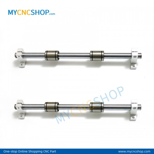 2Pcs Dia.12mm-L400mm Linear Shaft Hardened Rod+4Pcs SK12 shaft rail support+4Pcs LM12UU Linear Blocks Bearing