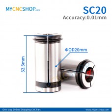 ST20 SPRING SC20 C20 Chuck Holder Precision Round Spring Collet