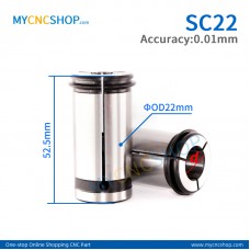 ST22 SPRING SC22 C22 Chuck Holder Precision Round Spring Collet