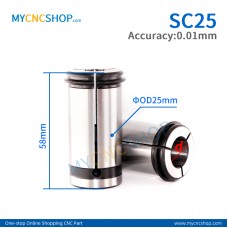 ST25 SPRING SC25 C25 Chuck Holder Precision Round Spring Collet