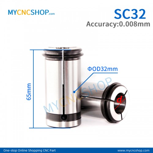ST32 SPRING SC32 C32 Chuck Holder Precision Round Spring Collet