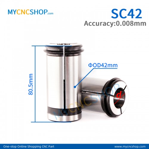 ST42 SPRING SC42 C42 Chuck Holder Precision Round Spring Collet