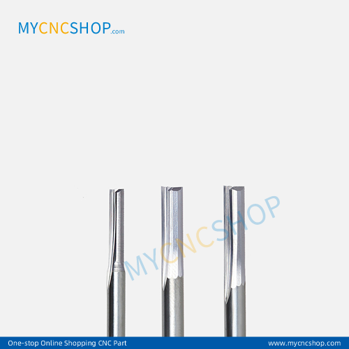 3.175x3.175x12mm 2F straight mill two straight flutes milling 