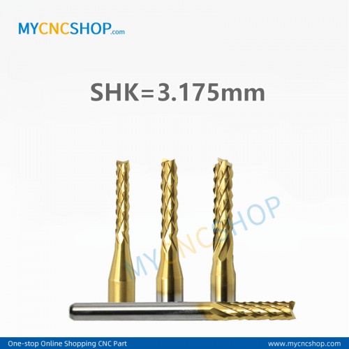 Titanium Coated 2.0mm Carbide Engraving Bit Machine Milling 