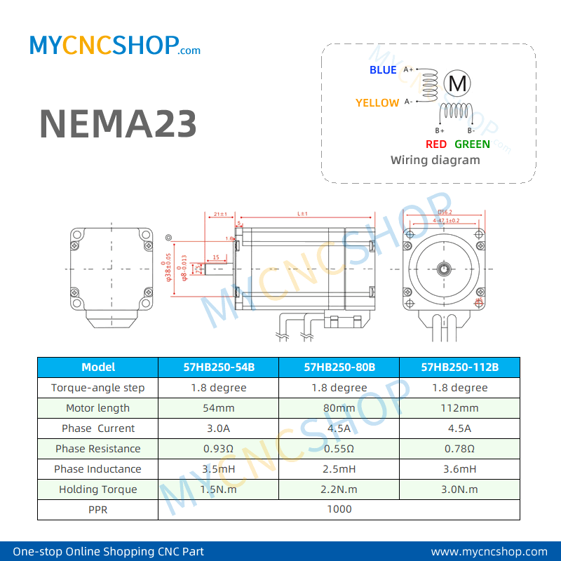 NEMA23 spec